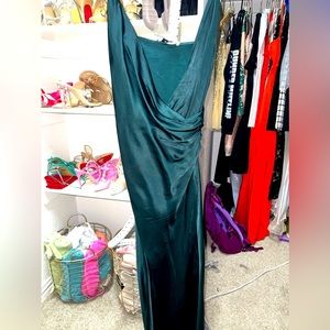 Forest green Zara dress